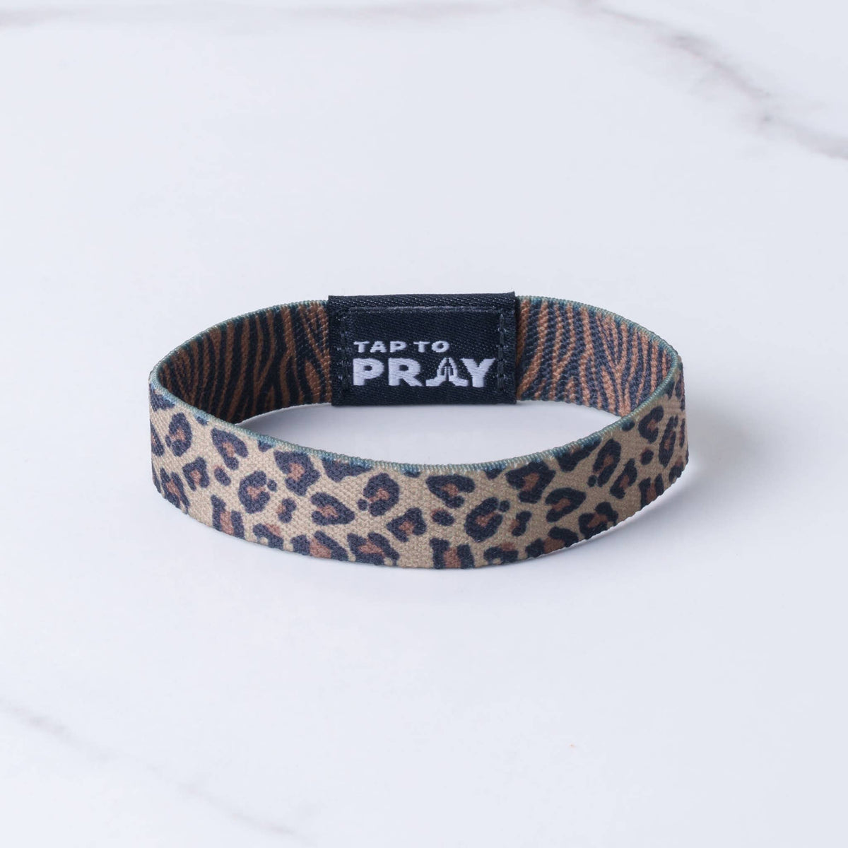 Tap To Pray™ Wristbands - Safari Leopard – Tangerine Fox Market