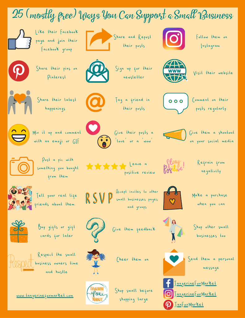 25 (mostly free) Ways You Can Support a Small Business