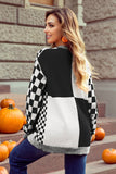 Checkered Cardigan