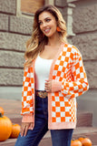 Checkered Cardigan