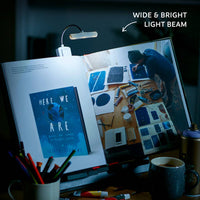 The Really Bright Book Light: Light Gray~In Store