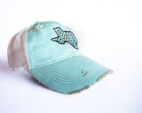 Texas Chevron Cap in Two Colors