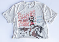 Cowgirl Trick Rider Tee-Color Dust