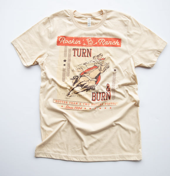 Turn and Burn Tee