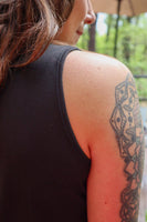 Basic Sleeveless Tank Black