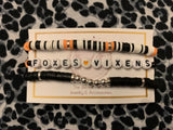 School Spirit Bracelet - Foxes and Vixens ~ In Store