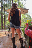Basic Sleeveless Tank Black