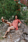 Mineral Wash Tunic Shirt