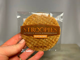 Gluten Free Stroopwafel Single Packs: Traditional