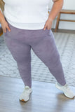 Athleisure Leggings - Purple Camo