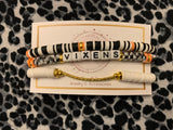 School Spirit Bracelet - Foxes and Vixens ~ In Store