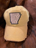 Arkansas Leopard Cap Six Colors