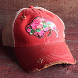 Buffalo Rose Cap Five Colors