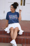 RTS Grow Positive thoughts Floral Tee