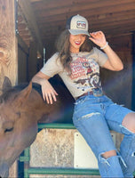 Cowgirl Trick Rider Tee-Color Dust