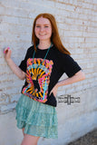 western apparel, western graphic tee, graphic western tees, wholesale clothing, western wholesale, women's western graphic tees, wholesale clothing and jewelry, western boutique clothing, western women's graphic tee, cowboy print tee, bucking bronc tee, rodeo tee