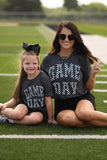 Charcoal Checkered Game Day Tee
