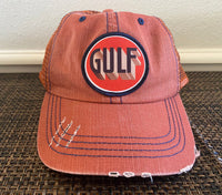 Gulf Pride Trucker Cap Circa 1947 Two Colors