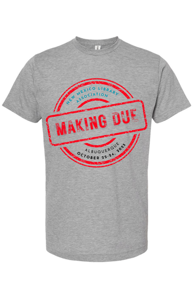 New Mexico Library Association 2025 Conference Tee.