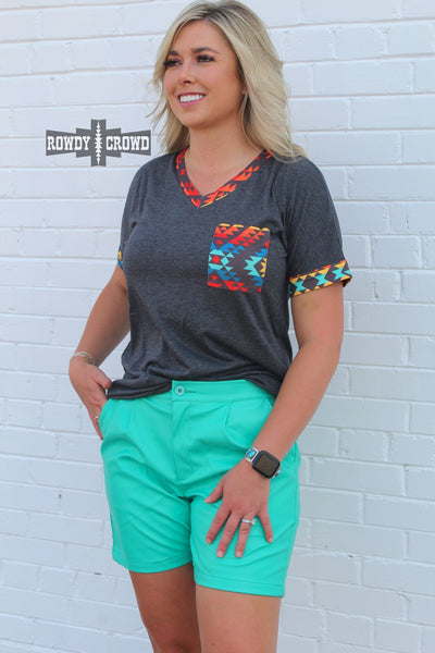 Vaquera V-Neck Tee ~ In Store
