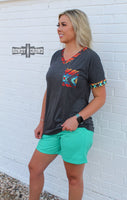 Vaquera V-Neck Tee ~ In Store