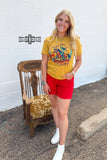 RED- Shenandoah Stud Shorts