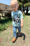 KIDS Happy Hereford Tee- BLUE