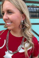Red Hondo Earrings