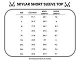 Skylar Short Sleeve Top - Magenta