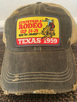 State Fair Rodeo Texas 1959 Cap Distressed