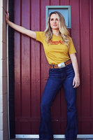 Howdy! Tee- Mustard