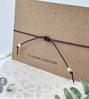 Handmade Morse Code Bracelet - Mama: Silver Tone