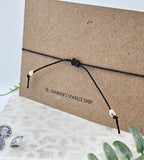 Handmade Morse Code Bracelet - BFF: Silver Tone