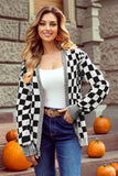 Checkered Cardigan