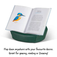 Bookaroo Bean Bag Reading Rest: Orange and Teal~In Store