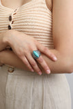 Classic Marquise Turquoise Ring Jewelry