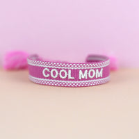Embroidered Woven Tassel Bracelet