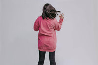 Acid Washed Sweatshirt - Pink