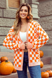 Checkered Cardigan