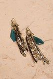 Feather Combo Dangling Earrings Jewelry