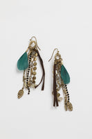 Feather Combo Dangling Earrings Jewelry