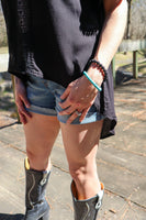 Hold the Reins Lace Detail Hi-Low Top  Jade