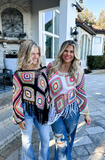 BOHO Crochet Knit Top