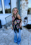 BOHO Crochet Knit Top