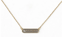Cougar Enamel Gold Necklace ~ In Store