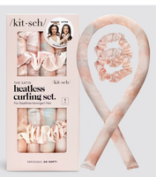 Satin Heatless Curling Set - Sunset Tie Dye ~ In Store