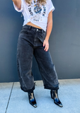 Black Barrel Jeans