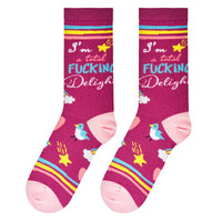 Delight - Womens Crew Folded