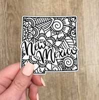 New Mexico Mandala Sticker ~ In Store