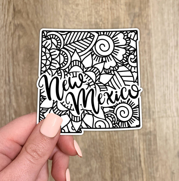 New Mexico Mandala Sticker ~ In Store